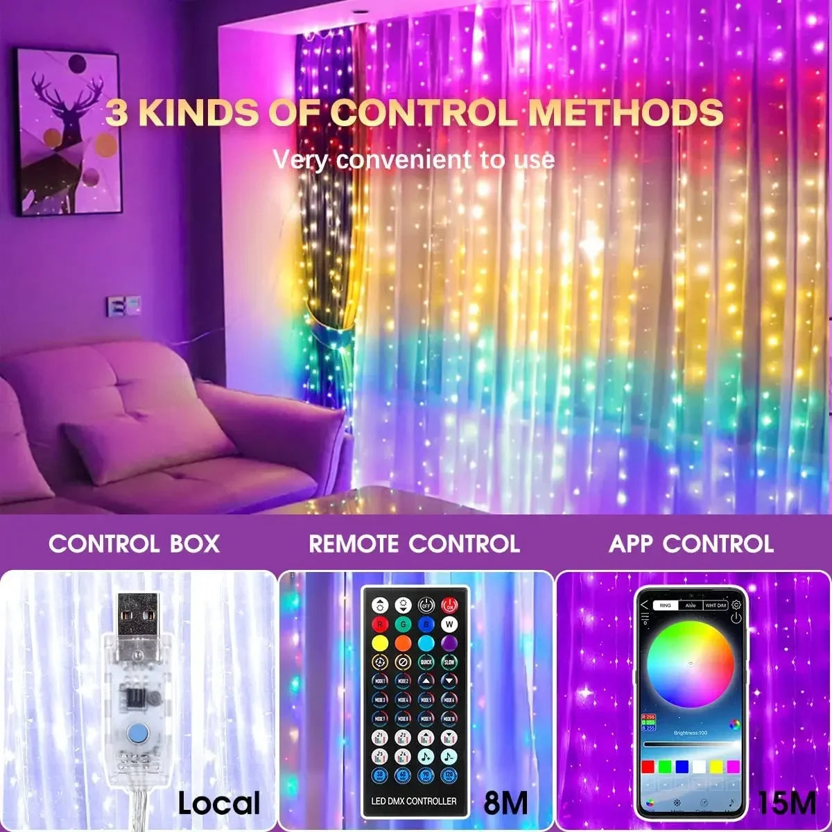 Smart LED Curtain Lights